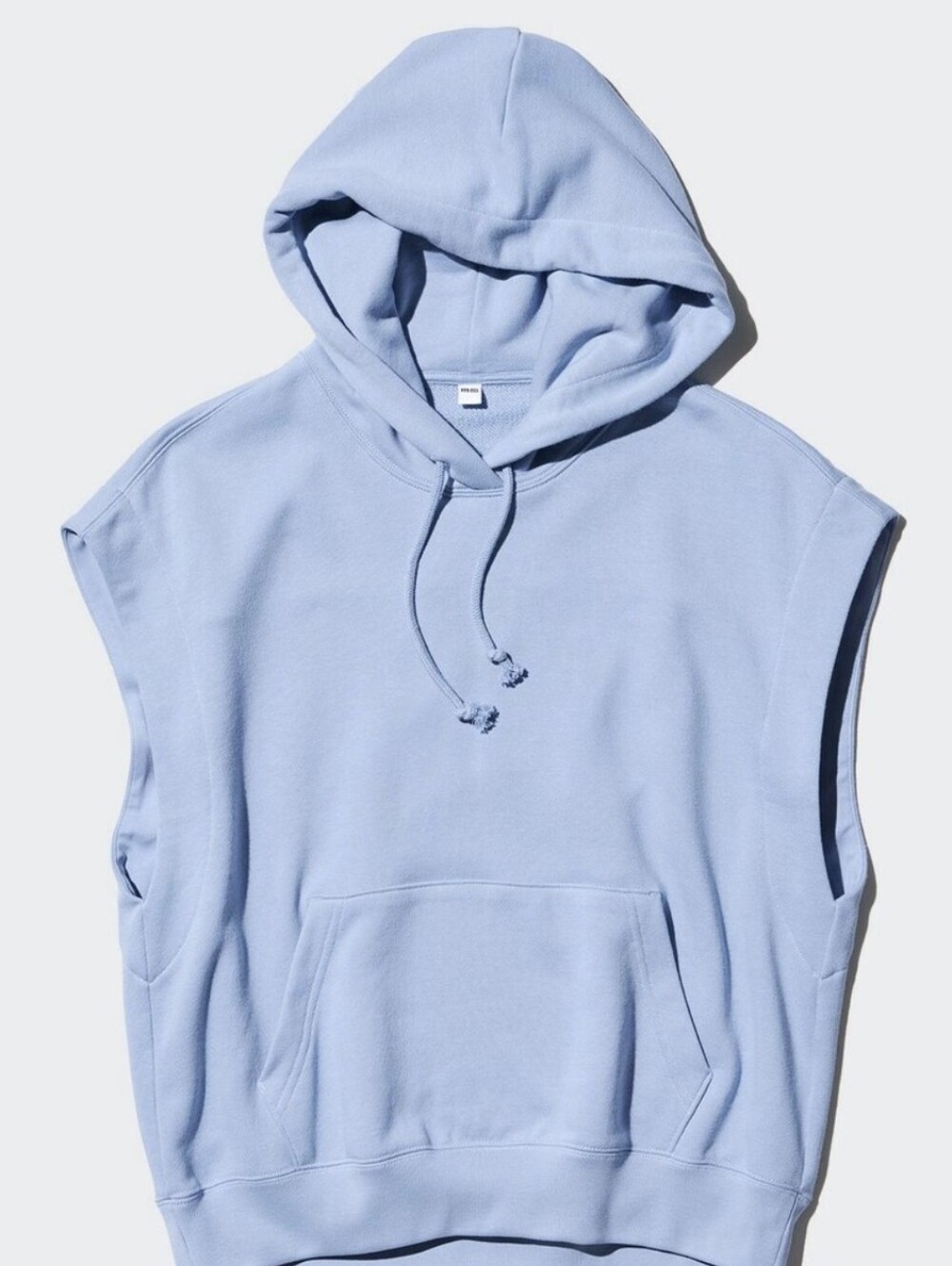 Uniqlo Light Blue Sleeveless Hooded Pullover